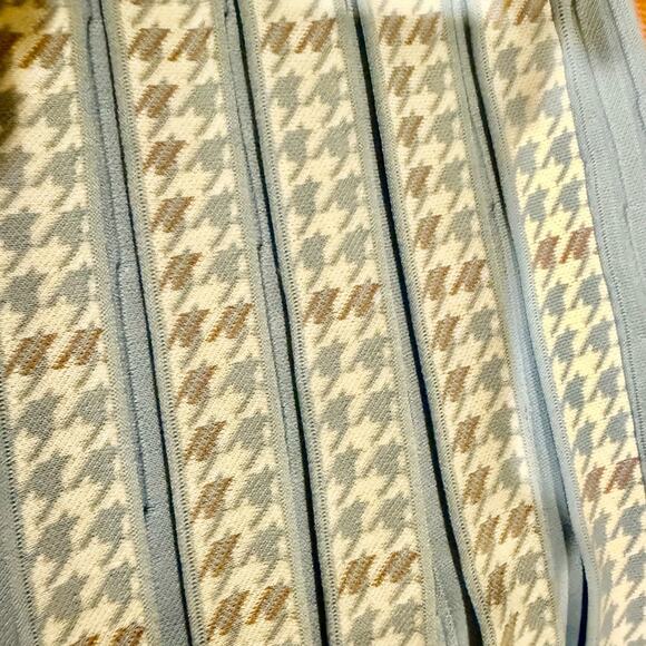 Aleeza Paris Pleated Blue A-Line Skirt NWT SM - Picture 4 of 7